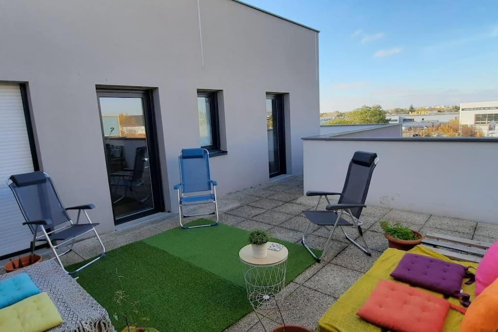 Magnifique Appartement Avec Terrasse Et Parking, 8 Personnes Nanterre Exterior photo